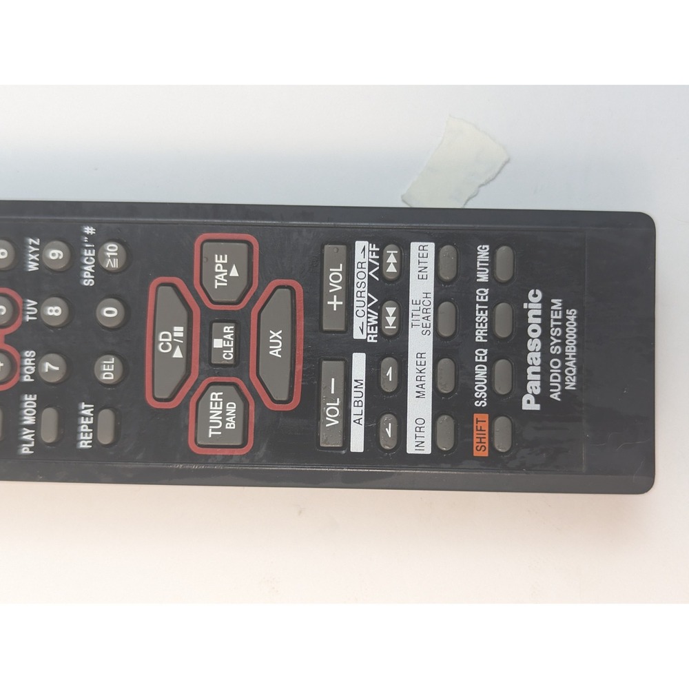 Panasonic Audio System Remote Controlβ N2QAHB000045 Tested Working - Picture 4 of 5